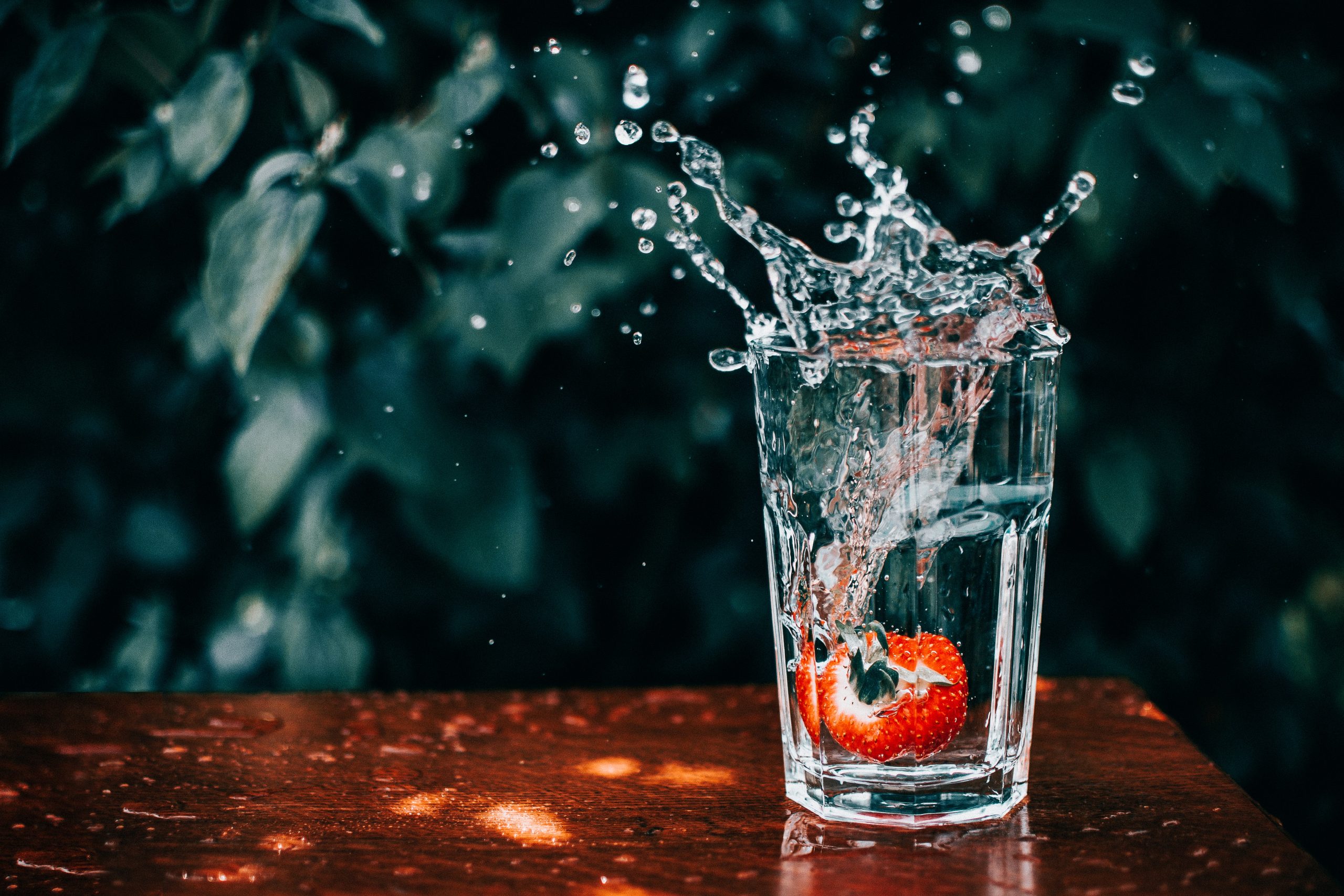 Strawberry in Water